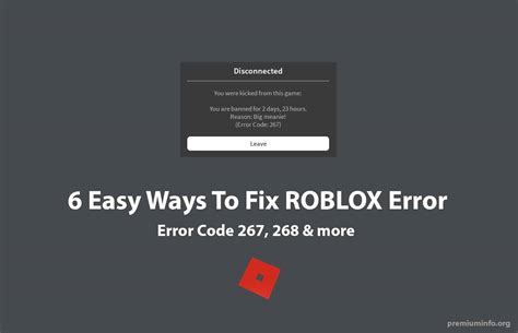 error code 267 roblox|roblox error code 267 uwp.